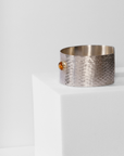 REPTILIA MEDIUM CUFF · SILVER AND NATURAL GEMSTONES