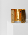 REPTILIA MAXIMA CUFF · VERMEIL AND NATURAL GEMSTONES