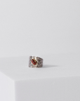 REPTILIA EARCUFF · SILVER AND NATURAL GEMSTONES