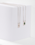 Collier BE GRATEFUL : Argent sterling recyclé et pierre précieuse naturelle
