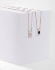 Collier BE GRATEFUL : Argent sterling recyclé et pierre précieuse naturelle