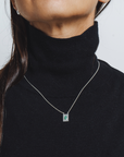 Collier BE GRATEFUL : Argent sterling recyclé et pierre précieuse naturelle