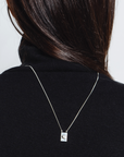Collier BE GRATEFUL : Argent sterling recyclé et pierre précieuse naturelle