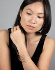 CONNECTION Cuff: Yellow and white gold