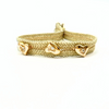 LES AMOURS bracelet: Golden vermeil hearts