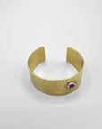 REPTILIA MEDIUM CUFF · VERMEIL AND NATURAL GEMSTONES