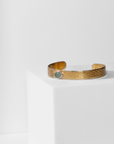 REPTILIA MINI CUFF · VERMEIL AND NATURAL GEMSTONES
