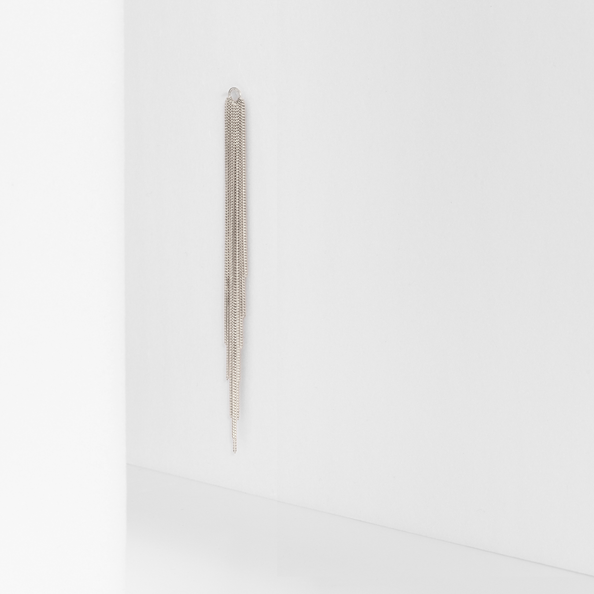 Nocturne modular sterling silver earring showcasing its versatile contemporary design by Carlota Guardia