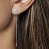 CUADRATURA Earrings: sterling silver