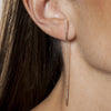 Boucles d'oreilles MIKADO: or rose 14 carats