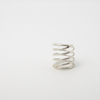 TOCAPUS Double Ring: sterling silver