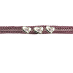 LES AMOURS bracelet ♥♥♥: Recycled sterling silver and natural gemstone