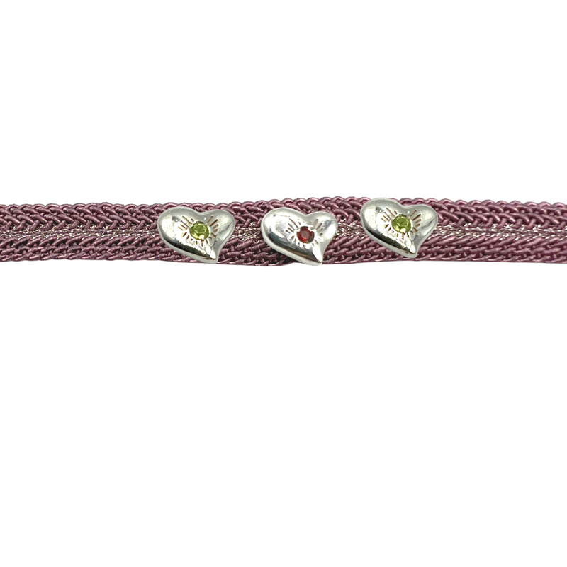 LES AMOURS bracelet♥♥♥: Recycled sterling silver and natural gemstone