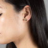 COCOON CONIC Earrings: Yellow gold