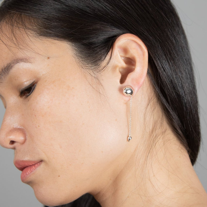 CONIC ADD-ON Earrings: sterling silver